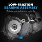 DriveMotive® 2-Piece Kit Water Pump, 3.0L, 6Cyl, New, Includes (1) Water Pump and (1) Thermostat Housing - Image 9
