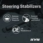 KYB® Direct Fit Steering Stabilizer, Sold Individually - Image 2