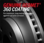 Powerstop® 4-Wheel Set Power Stop® Front and Rear Genuine Geomet® Coated Rotor and Low-Dust Ceramic Brake Pad Kit - Image 3