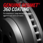 Powerstop® 4-Wheel Set Power Stop® Front and Rear Genuine Geomet® Coated Rotor and Low-Dust Ceramic Brake Pad Kit - Image 7