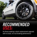 Powerstop® 4-Wheel Set Power Stop® Front and Rear Genuine Geomet® Coated Rotor and Low-Dust Ceramic Brake Pad Kit - Image 4