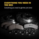 Powerstop® 4-Wheel Set Power Stop® Front and Rear Z36 Truck Carbon-Fiber Ceramic Brake Pad and Drilled & Slotted Rotor Kit - Image 7