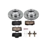 Powerstop® Front Brake Disc and Pad Kit, 6 Lugs, Ceramic, Z17 OE Replacement - Image 2