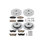 Powerstop® 4-Wheel Set Power Stop® Front and Rear OE Stock Replacement Low-Dust Ceramic Brake Pad and Rotor Kit - Image 2
