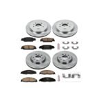 Powerstop® 4-Wheel Set Front and Rear OE Stock Replacement Low-Dust Ceramic Brake Pad and Rotor Kit, With Standard Brakes - Image 2