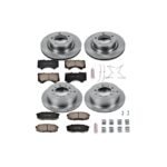 Powerstop® 4-Wheel Set Power Stop® Front and Rear OE Stock Replacement Low-Dust Ceramic Brake Pad and Rotor Kit - Image 2
