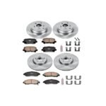 Powerstop® 4-Wheel Set Power Stop® Front and Rear OE Stock Replacement Low-Dust Ceramic Brake Pad and Rotor Kit - Image 2