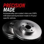Powerstop® Rear Brake Disc and Pad Kit, Plain Surface, 5 Lugs, Ceramic, OE Replacement Series - Image 4