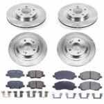 Powerstop® 4-Wheel Set Power Stop® Front and Rear OE Stock Replacement Low-Dust Ceramic Brake Pad and Rotor Kit - Image 2