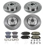 Powerstop® 4-Wheel Set Power Stop® Front and Rear OE Stock Replacement Low-Dust Ceramic Brake Pad and Rotor Kit - Image 2