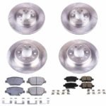 Powerstop® 4-Wheel Set Power Stop® Front and Rear OE Stock Replacement Low-Dust Ceramic Brake Pad and Rotor Kit - Image 2