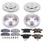 Powerstop® 4-Wheel Set Power Stop® Front and Rear OE Stock Replacement Low-Dust Ceramic Brake Pad and Rotor Kit - Image 2