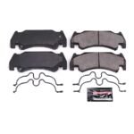 Powerstop® Front Z23 Daily Carbon-Fiber Ceramic Brake Pads with Stainless-Steel Hardware Kit