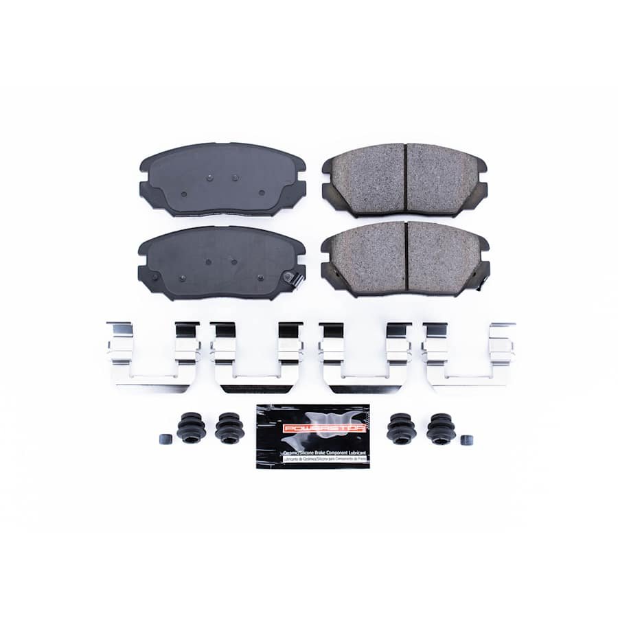 p15z231125_1.jpg Powerstop® Front Z23 Daily Carbon-Fiber Ceramic Brake Pads with Stainless-Steel Hardware Kit - Image 1