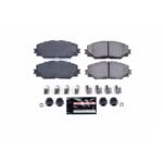 Powerstop® Front Z23 Daily Carbon-Fiber Ceramic Brake Pads with Stainless-Steel Hardware Kit - Image 2