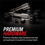 Powerstop® Front Z23 Daily Carbon-Fiber Ceramic Brake Pads with Stainless-Steel Hardware Kit - Image 6