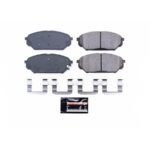 Powerstop® Front Z23 Daily Carbon-Fiber Ceramic Brake Pads with Stainless-Steel Hardware Kit - Image 2