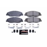 Powerstop® Front Z23 Daily Carbon-Fiber Ceramic Brake Pads with Stainless-Steel Hardware Kit - Image 2