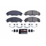 Powerstop® Front Z23 Daily Carbon-Fiber Ceramic Brake Pads with Stainless-Steel Hardware Kit - Image 2