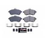 Powerstop® Front Z23 Daily Carbon-Fiber Ceramic Brake Pads with Stainless-Steel Hardware Kit - Image 2