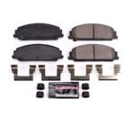 Powerstop® Front Z23 Daily Carbon-Fiber Ceramic Brake Pads with Stainless-Steel Hardware Kit - Image 2