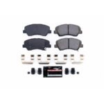 Powerstop® Front Z23 Daily Carbon-Fiber Ceramic Brake Pads with Stainless-Steel Hardware Kit - Image 2