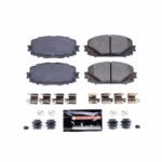 Powerstop® Front Z23 Daily Carbon-Fiber Ceramic Brake Pads with Stainless-Steel Hardware Kit - Image 2