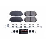 Powerstop® Front Z23 Daily Carbon-Fiber Ceramic Brake Pads with Stainless-Steel Hardware Kit - Image 2