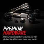 Powerstop® Front Z23 Daily Carbon-Fiber Ceramic Brake Pads with Stainless-Steel Hardware Kit - Image 11