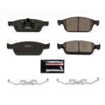 Powerstop® Front Z23 Daily Carbon-Fiber Ceramic Brake Pads with Stainless-Steel Hardware Kit - Image 2