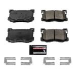 Powerstop® Front Z23 Daily Carbon-Fiber Ceramic Brake Pads with Stainless-Steel Hardware Kit - Image 2