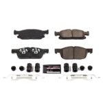 Powerstop® Front Z23 Daily Carbon-Fiber Ceramic Brake Pads with Stainless-Steel Hardware Kit - Image 2