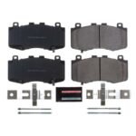 Powerstop® Front Z23 Daily Carbon-Fiber Ceramic Brake Pads with Stainless-Steel Hardware Kit - Image 2