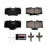 Powerstop® Front Z23 Daily Carbon-Fiber Ceramic Brake Pads with Stainless-Steel Hardware Kit - Image 2