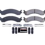 Powerstop® Front Z23 Daily Carbon-Fiber Ceramic Brake Pads with Stainless-Steel Hardware Kit - Image 2