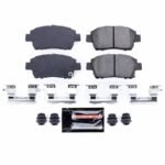 Powerstop® Front Z23 Daily Carbon-Fiber Ceramic Brake Pads with Stainless-Steel Hardware Kit - Image 2