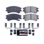 Powerstop® Front Z23 Daily Carbon-Fiber Ceramic Brake Pads with Stainless-Steel Hardware Kit - Image 2