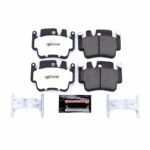 Powerstop® Front OR Rear Z26 Muscle Carbon-Fiber Ceramic Brake Pads with Stainless-Steel Hardware Kit - Image 2