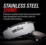 Powerstop® Front Z36 Truck Carbon-Fiber Ceramic Brake Pads with Stainless-Steel Hardware Kit - Image 4