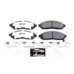 Powerstop® Front Z36 Truck Carbon-Fiber Ceramic Brake Pads with Stainless-Steel Hardware Kit - Image 2