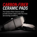 Powerstop® Front Z36 Truck Carbon-Fiber Ceramic Brake Pads with Stainless-Steel Hardware Kit - Image 10