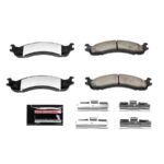 Powerstop® Front Z36 Truck Carbon-Fiber Ceramic Brake Pads with Stainless-Steel Hardware Kit - Image 2