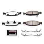 Powerstop® Front Z36 Truck Carbon-Fiber Ceramic Brake Pads with Stainless-Steel Hardware Kit - Image 2