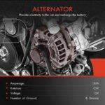 A-PremiumĀ® Alternator 130A 12V CW 6-Groove Clutch Pulley - Image 2
