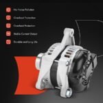 A-PremiumĀ® Alternator 100A 12V CW 4-Groove Decoupler Pulley - Image 6