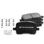 A-PremiumĀ® 4pcs Front Driver & Passenger Ceramic Brake Pads with Sensor - Image 2