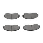 A-PremiumĀ® 4pcs Front Driver & Passenger Ceramic Brake Pads with Sensor - Image 8
