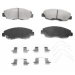 A-PremiumĀ® 4pcs Front Driver & Passenger Ceramic Brake Pads with Sensor - Image 8