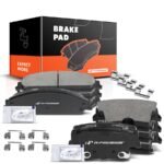 A-Premium® 8pcs Front & Rear Ceramic Brake Pads with Sensor