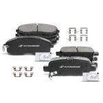 A-Premium® 8pcs Front & Rear Ceramic Brake Pads with Sensor